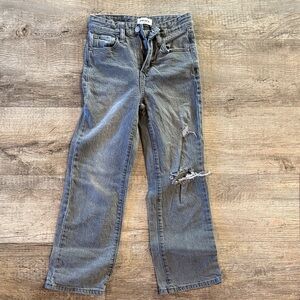 RSQ girls Ripped Gray Denim Pants